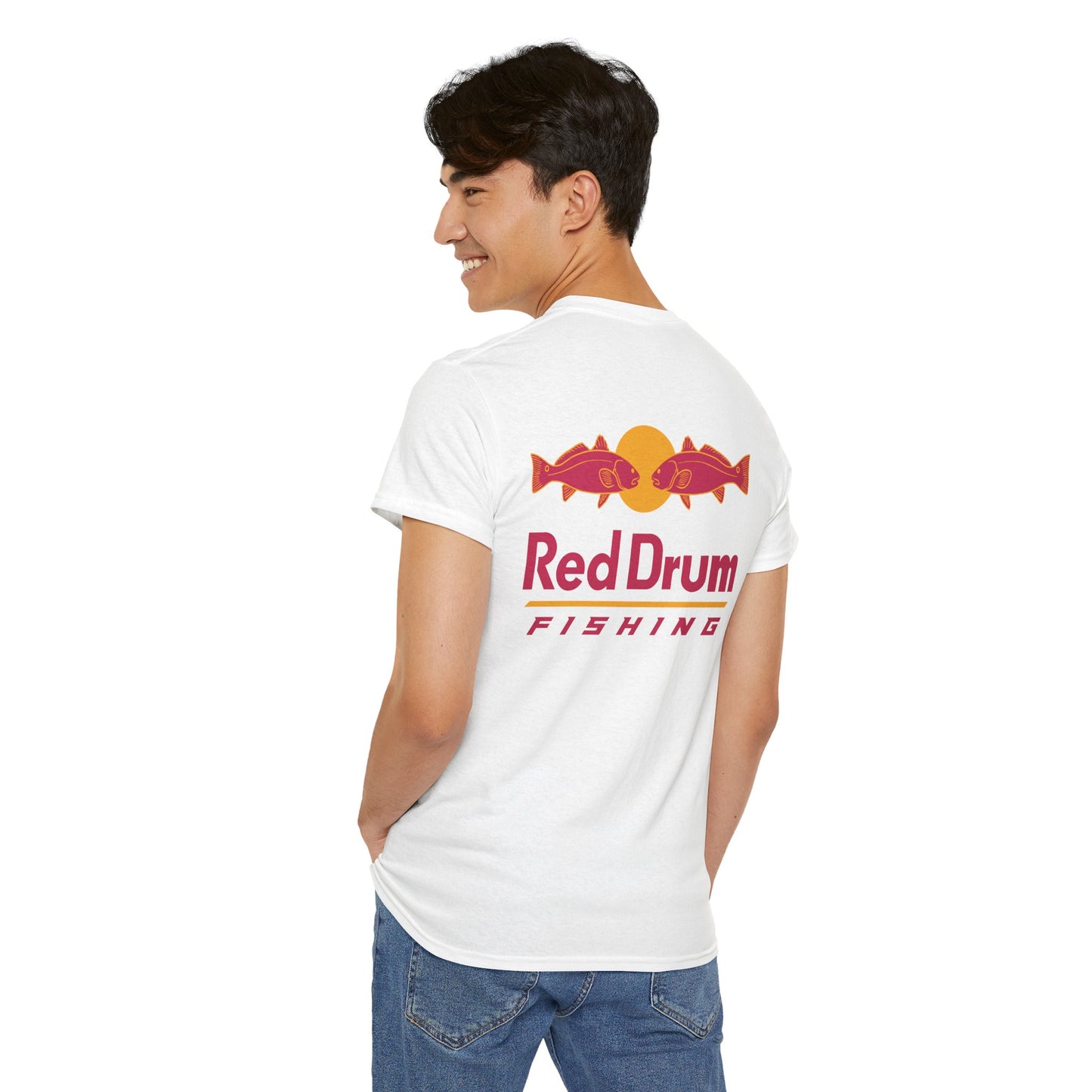 Red Drum Fishing Tee