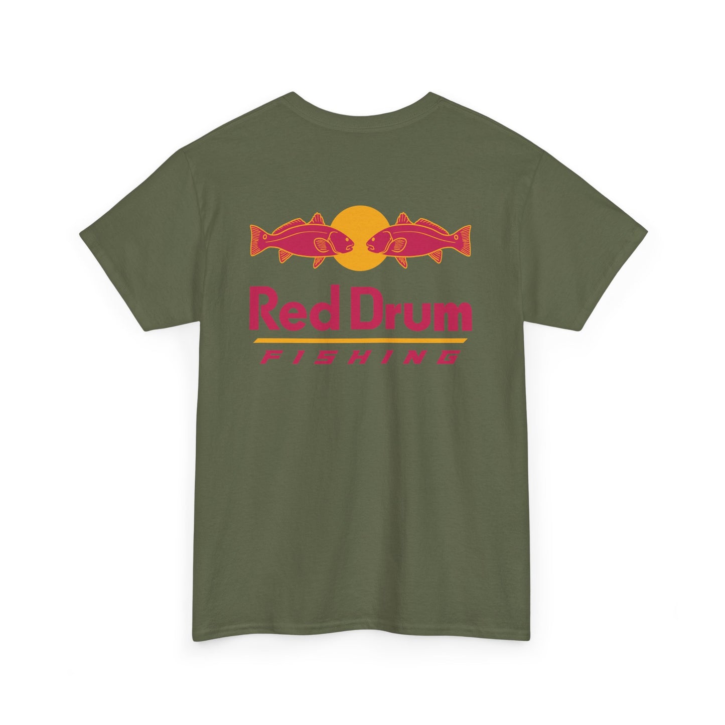 Red Drum Fishing Tee