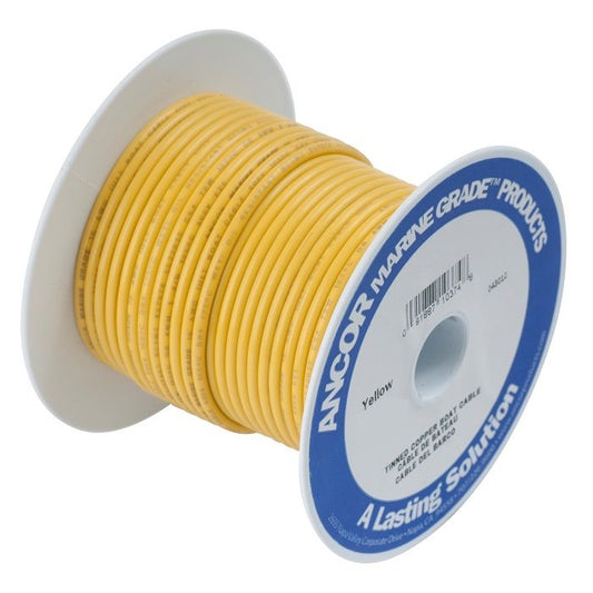 Ancor #8 Yellow 100' Spool Tinned Copper