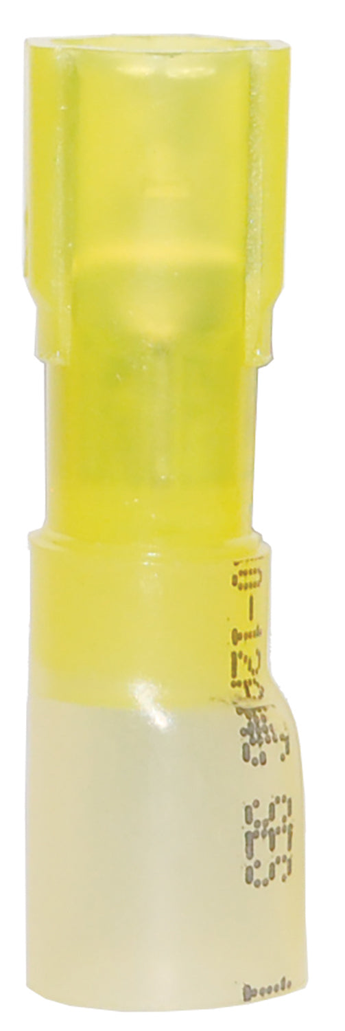 Ancor 10-12 Female Disconnect Heat Shrink Yellow 100 Pack