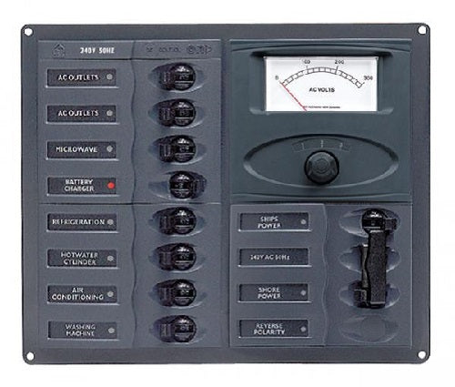 BEP 900-AC2H-AM-110 10 Way AC Circuit Breaker Panel