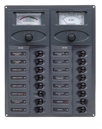 BEP 904-AM 16 Way DC Circuit Breaker Panel