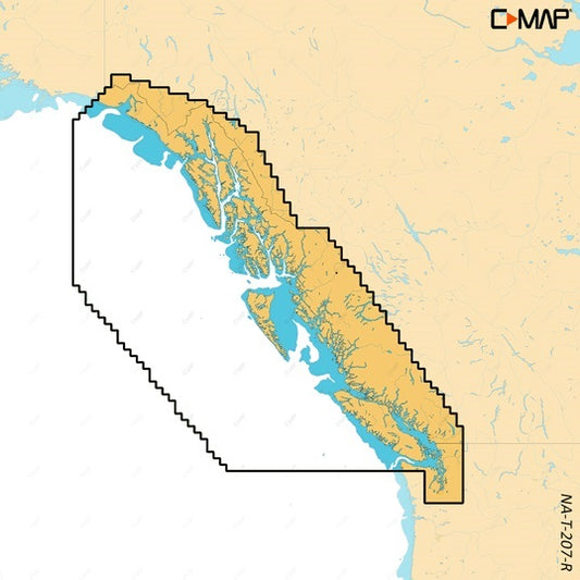 C-MAP Reveal X Coastal British Columbia and Puget Sound microSD