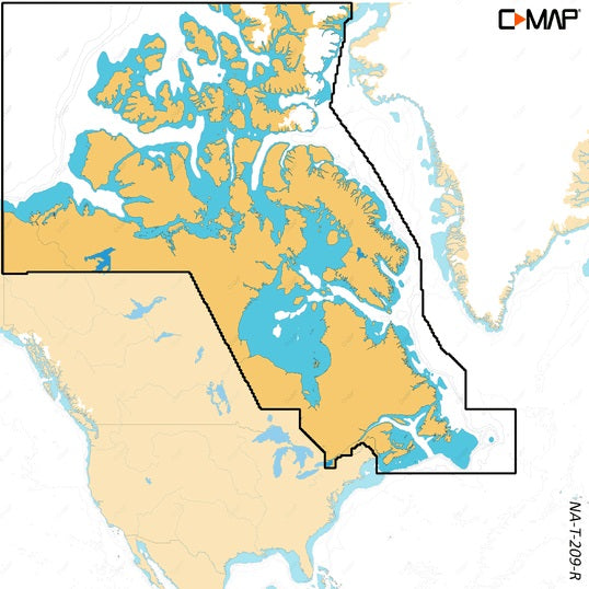 C-MAP Reveal X Coastal Canada North and East microSD