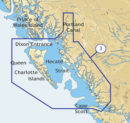 C-MAP NA-C703 Cape Caution To Portland Canal