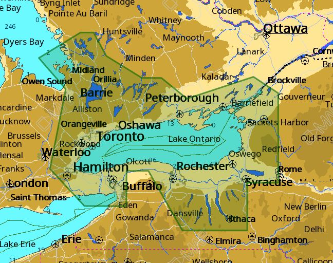 C-MAP M-NA-D934 4D Local Lake Ontario And Trent Severn