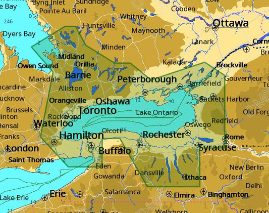 C-MAP M-NA-D934 4D Local Lake Ontario And Trent Severn