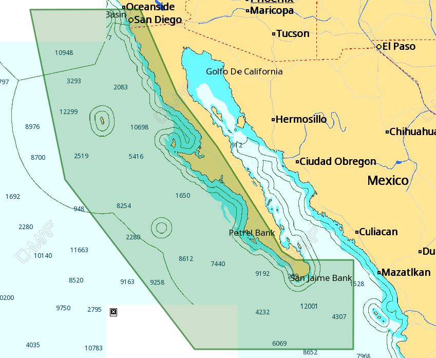 C-MAP M-NA-D951 4D Local Cabo San Lucas - San Diego