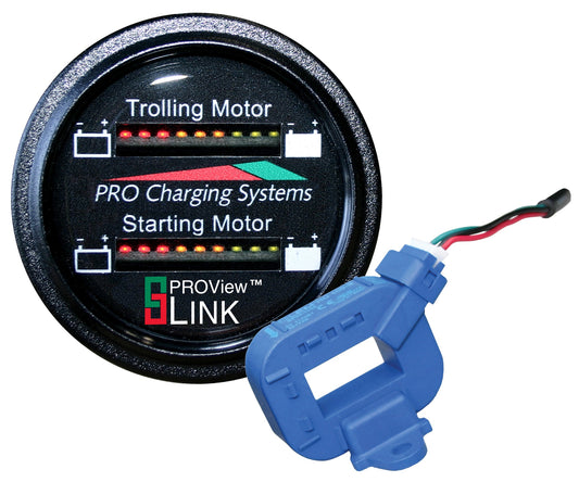 Dual Pro Lithiumm Battery Status Indicator w/2 CT's Dual Marine Round Display