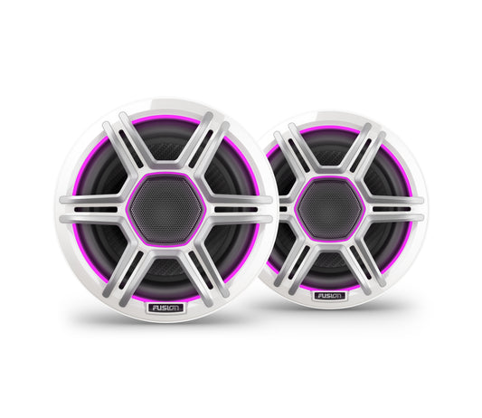 Fusion AP-FL65SPW 6.5in LED Apollo Series Speakers White Sport Grilles