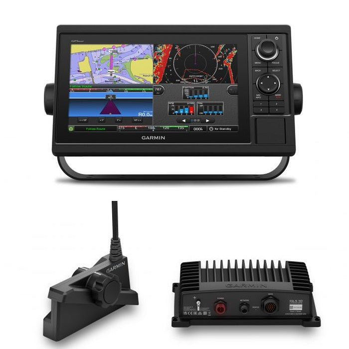 Garmin GPSMAP1022 10in Plotter LIVESCOPE Plus Bundle Worldwide Basemap