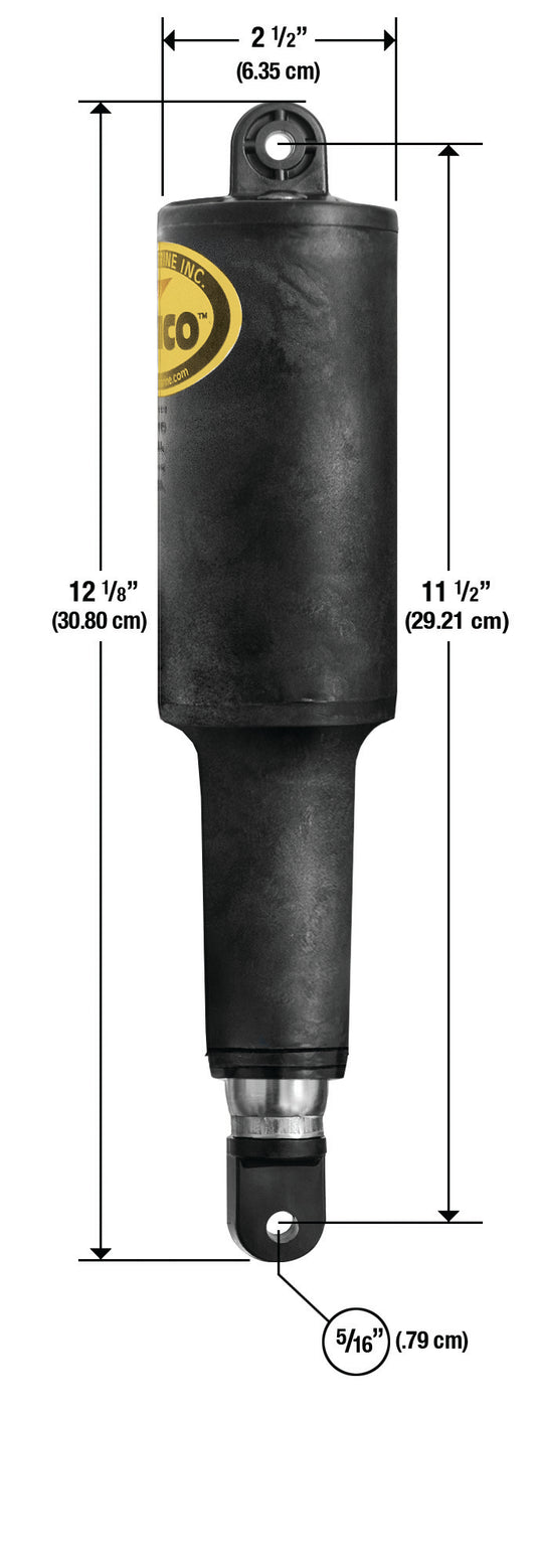 Lenco 2 1/4" Stroke Standard 101 Actuator 5/16" 12V