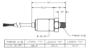 Maretron 0-100 PSI Transducer