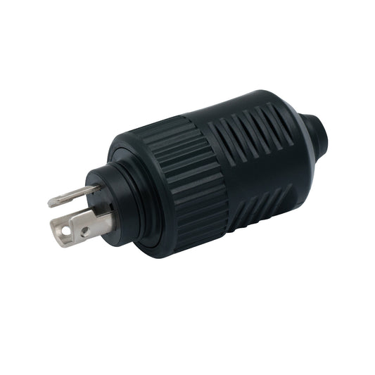 Marinco 12VBPS 3-Wire Connect Pro Plug Only Single Hole