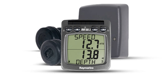 Raymarine T100 Wiress Display W/Speed And Depth Transducers